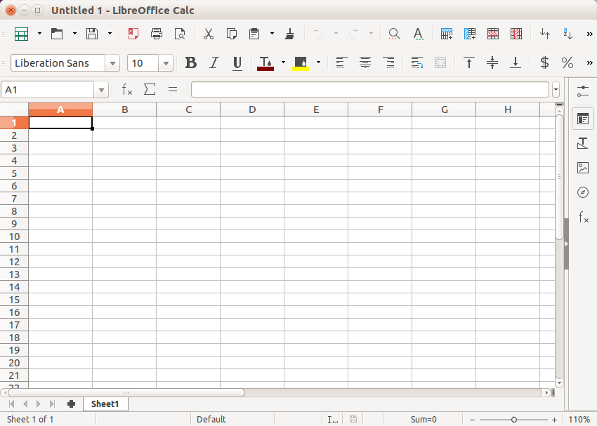 LibreOffice 5.1.2.2 screenshot
